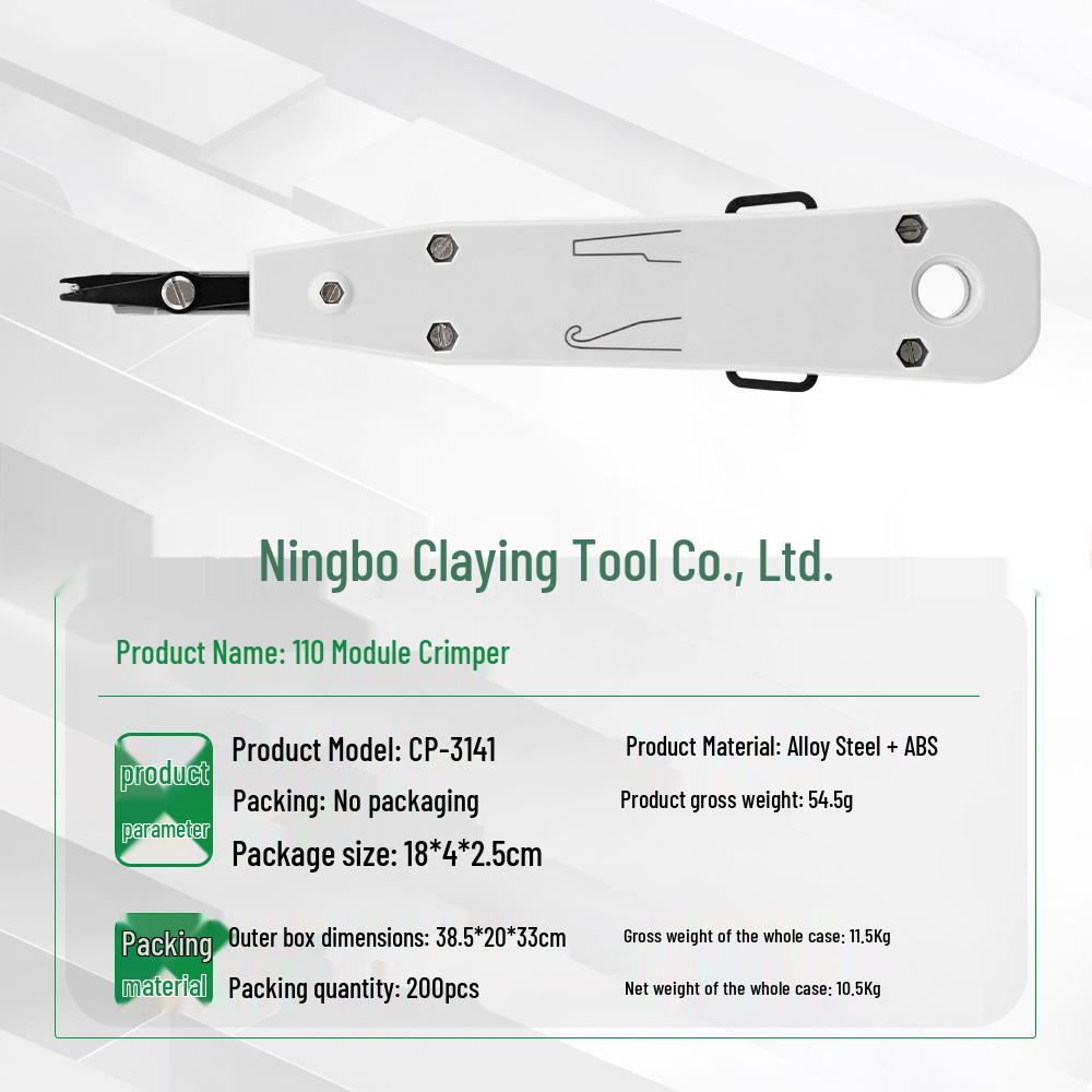 Krohn 110 Module Network Punch Down Tool & Crimping Pliers