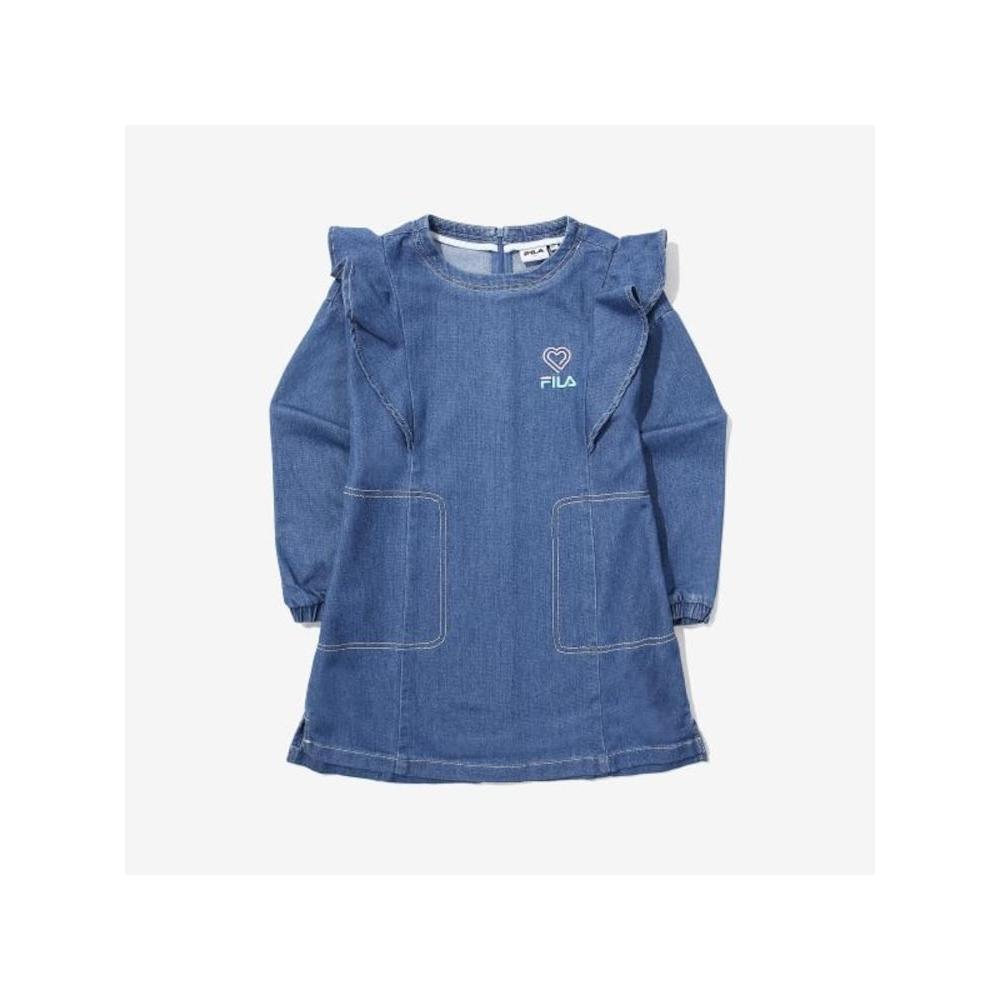 

[fila Kids] Girls Denim Dress Fk2opf1110f Dem q0zFk2opf1110fDem DENIM/120