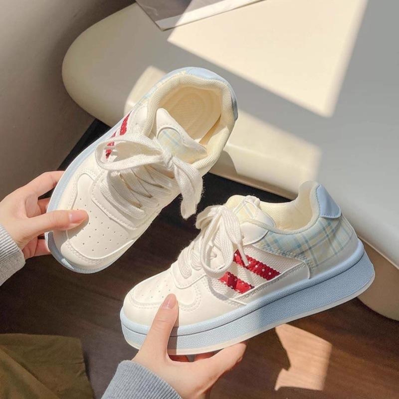 Niche board shoes, new spring and autumn thick-soled mesh breathable bread shoes