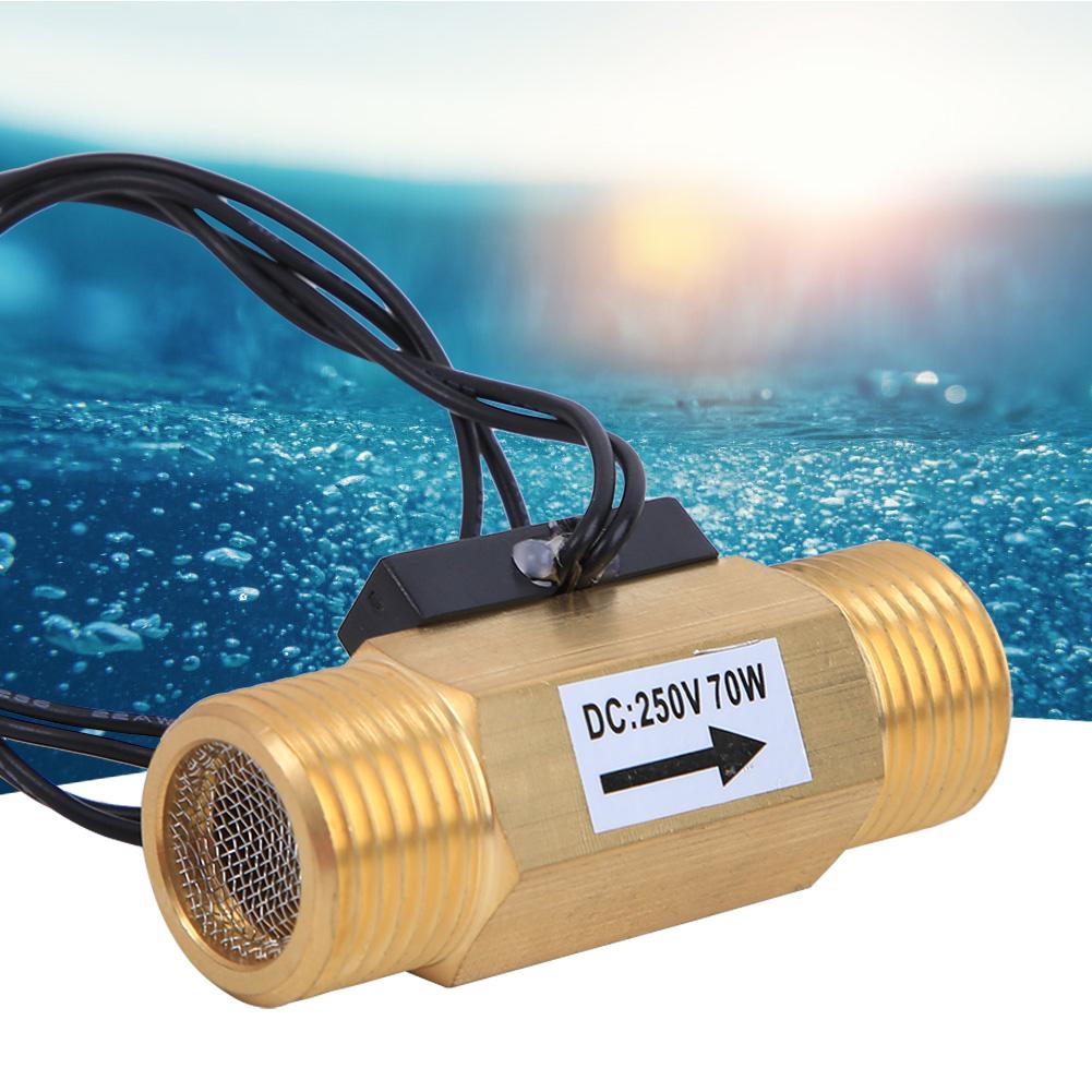 Water Flow Sensor Switch with 12inch Interface Electromagnetic Flowmeter Industrial Accessory