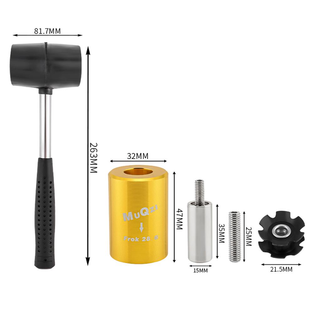 Fork Star Nut Install Tool Aluminum Alloy Mountain Road Bike Headset Fork Steerer Driver Press Fit Tool