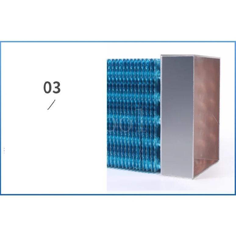 Evaporator Freezer Refrigerator Refrigerated Display Cabinet Copper Tube Fin Air-cooled Condenser 260-50-130MM