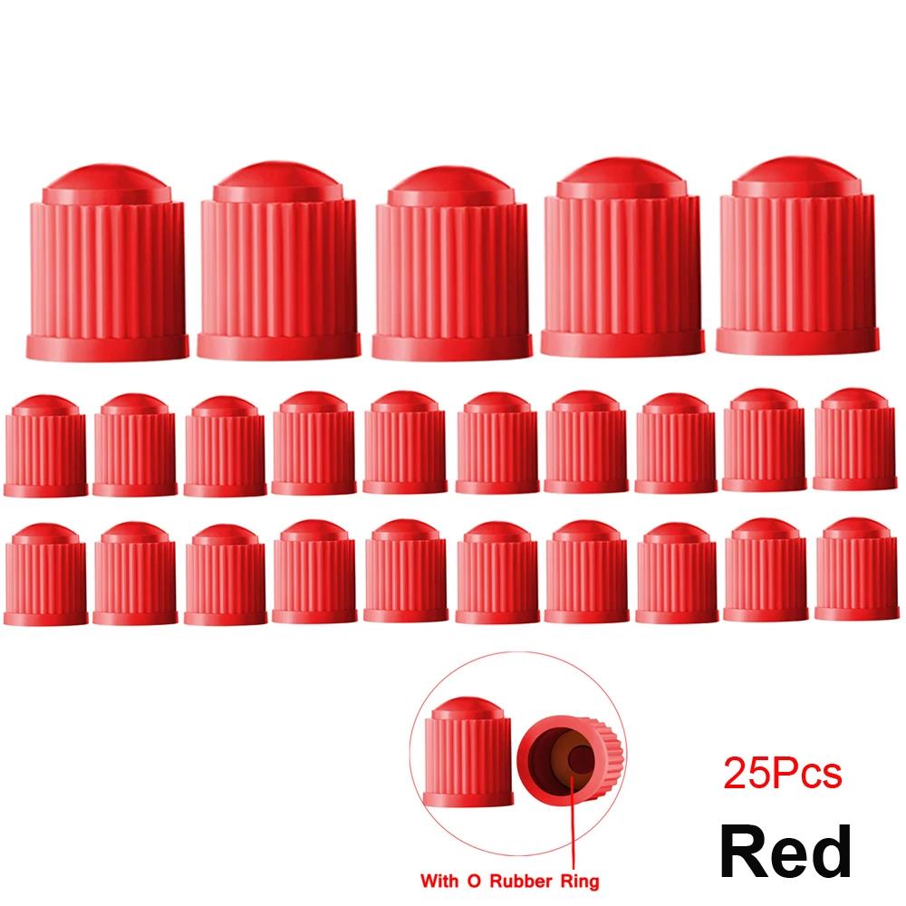10-100Pcs Tire Valve Caps Plastic Car Tire Stem Dust Covers Universal Valve Caps For Cars Bicycle Trucks Motorcycles Valve Stems 1