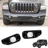 MUMAREN Front Fog Light Covers for Jeep Wrangler JL and Gladiator JT Front Fog Lamp Custom Exterior Parts Sahara, Rubicon, (2018-2022), Decorations,