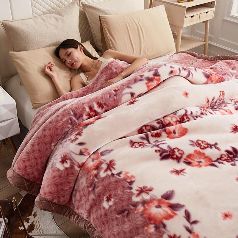 Raschel dvouvrstvá deka