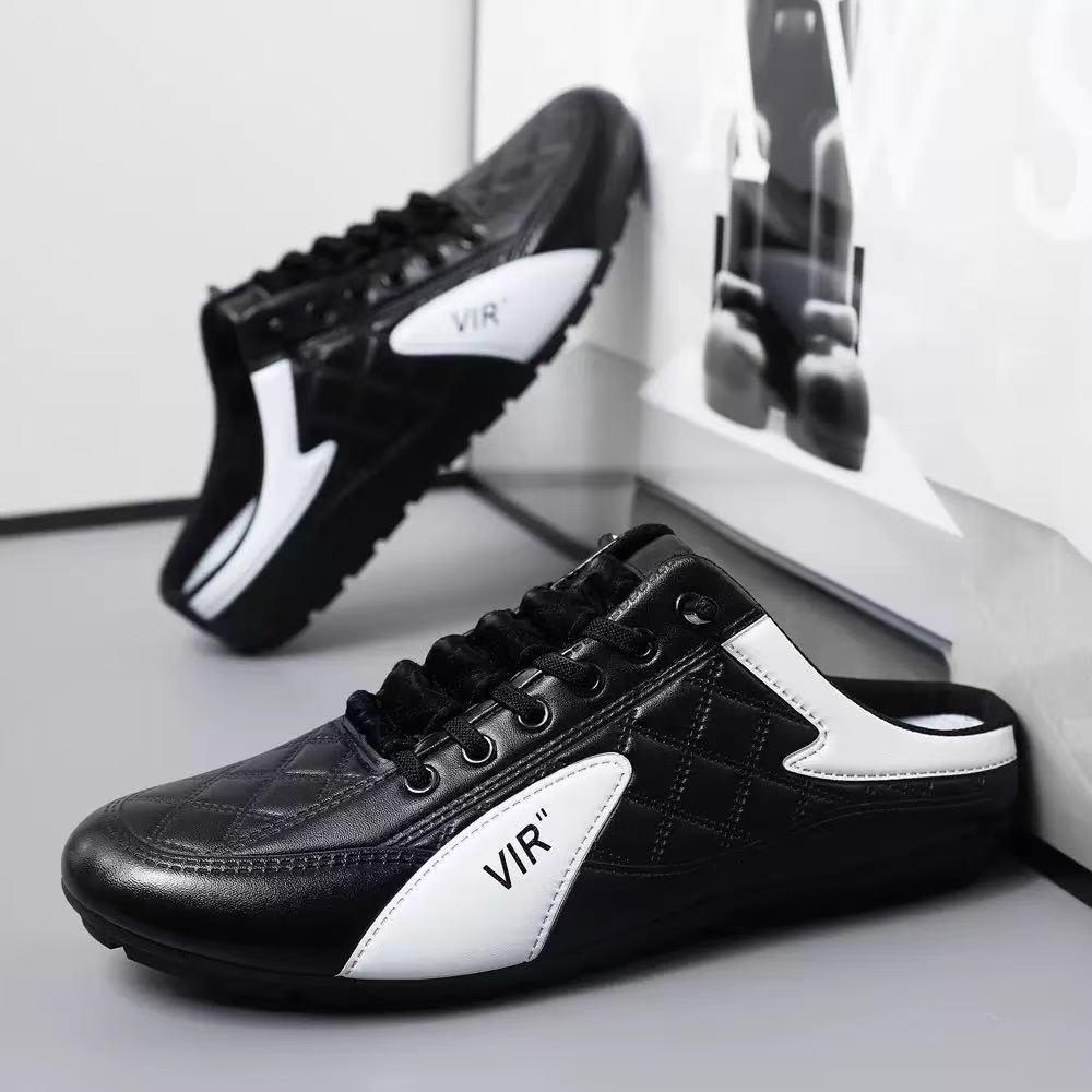 

Чоловічі літні дихаючі півшльопанці без задника - Спортивне повсякденне взуття на м якій підошві 43