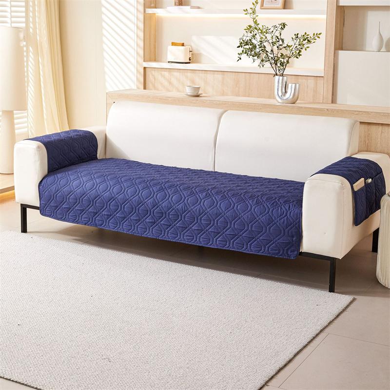 Wasserdichte Haustier-Sofa-Sitzbezüge für das Wohnzimmer Schmutzabweisende Hunde-Katzen-Couch-Überwürfe Sessel-Überwurf mit Aufbewahrungstasche 53x190cm S