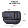 Car Seat Crevice Storage Box Seat Gap Slit Pocket Catcher Organizer Car Interior Accessories For Ford Escape C520 ZC/ZD C520N C519
