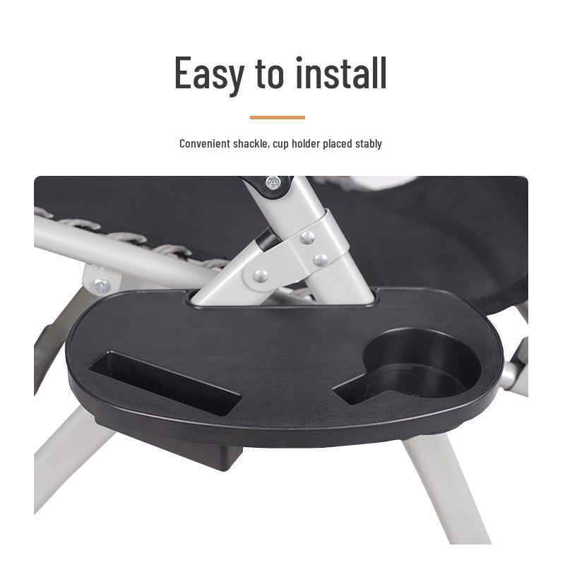Recliner Tray & Cup Holder: Beach, Folding & Rocking Chair Storage Accessory