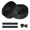 Grip Tape, Bar Tape, Black, 2 Pieces, Grip End for