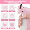 Labeling Gun for Clothing,Portable Sewing Gun for Fast Clothing Fixing,Contains 6 Spare Needles, 1000 Black Fasteners and 1000 White Fasteners