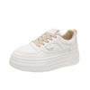 Thick-soled heightening little white shoes women's 2025 autumn new casual versatile board shoes round head lace-up sports and leisure shoes