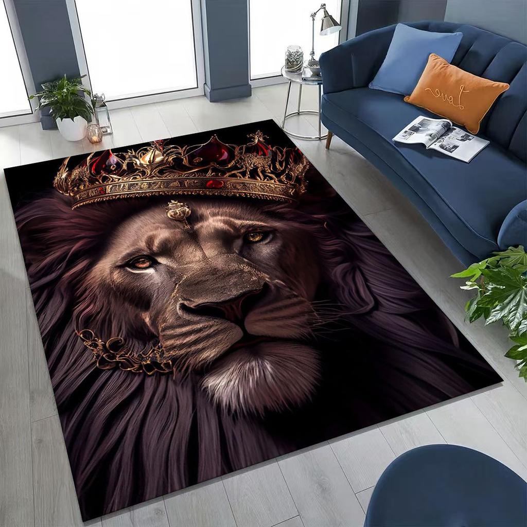27 Style Wild Animal Lion Beast Cartoon Rug for Bedroom Living Room Sofa Home Doormat Decor, Large Kid Play Non-slip Floor Mat