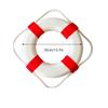 Wall Ornament Life Buoy Foam Aboard Nautical Life Lifebuoy Ring Boat Wall Hanging Mediterranean Style Home Decoration