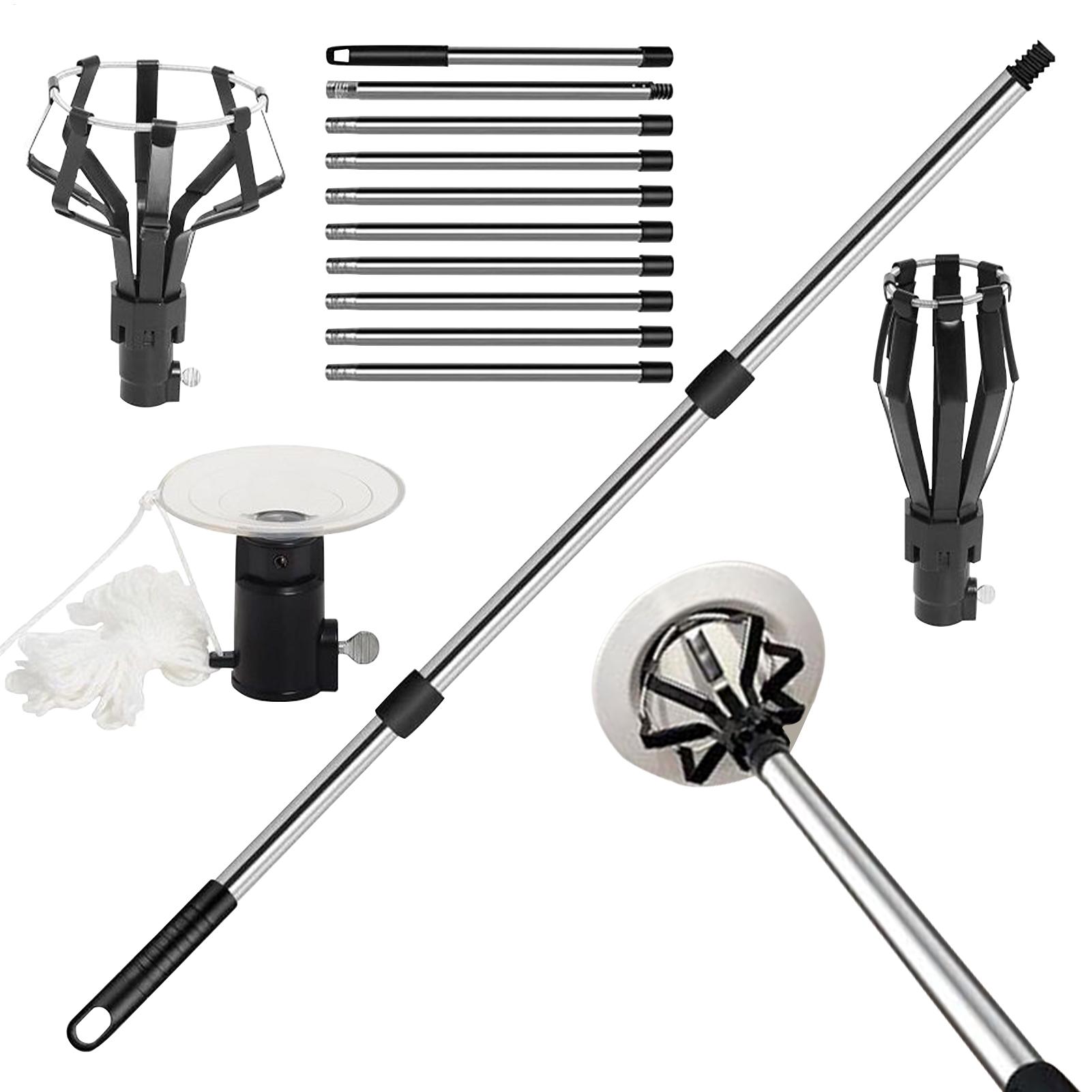 Штанга для смены лампочек 13 футов Высокая досягаемость Штанга для смены лампочек Артефакт для смены лампочек С корзиной Присоска Экстрактор Штанга Для China Mainland