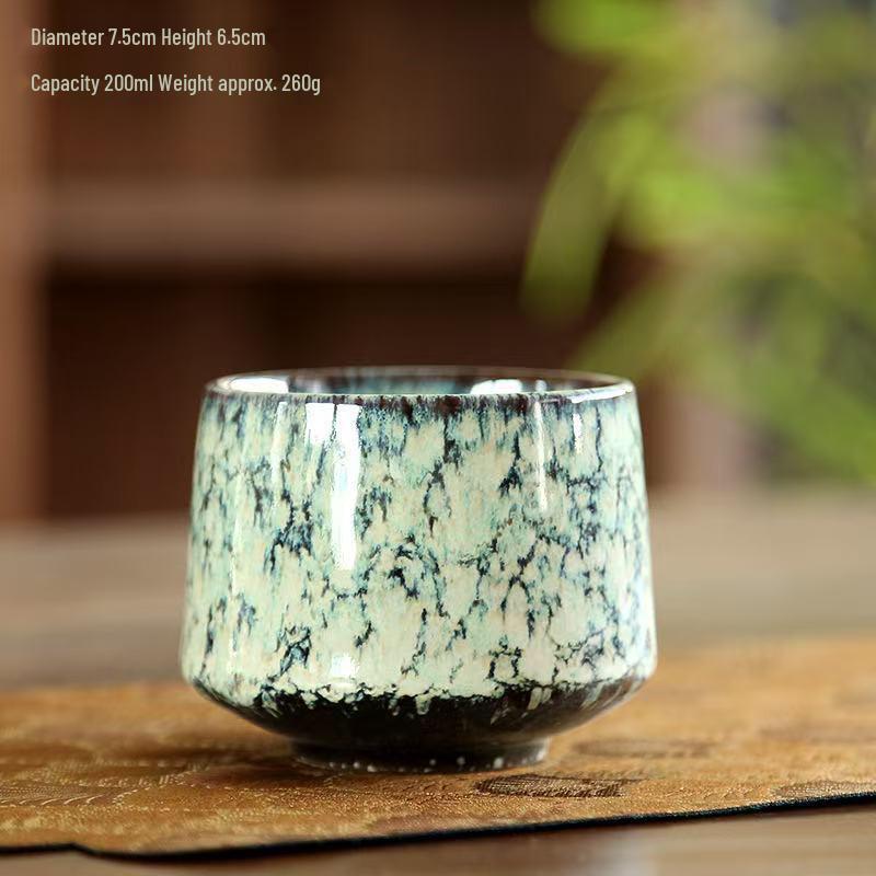 Retro Coarse Pottery Ceramic Coffee and Tea Cup for Home Use