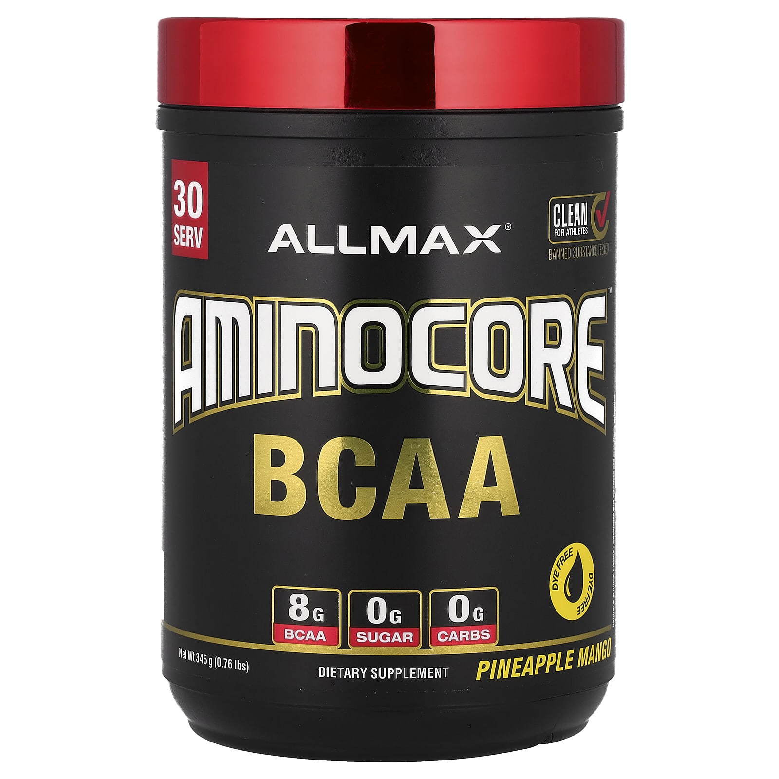 

Aminocore, Bcaa, Pineapple Mango, 315G(0.69Lbs)