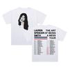 GF Lauren Spencer Smith The Art Of Being A Mess Tour TShirt Crewneck Short Sleeve Cotton Tee for Men Women Streetwear Tops