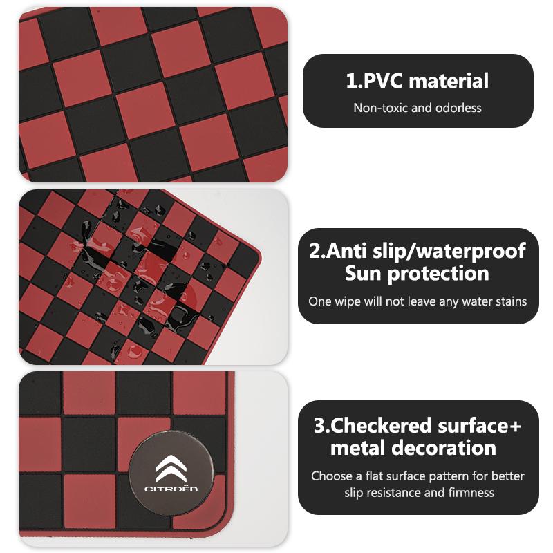 Car Dashboard Pad Storage Holder Non-Slip Sticky Anti-Slip Pad For Citroen C5 C1 C2 C6 C4L DS3 DS4 DS5 C-Elysee Grand Berlingo