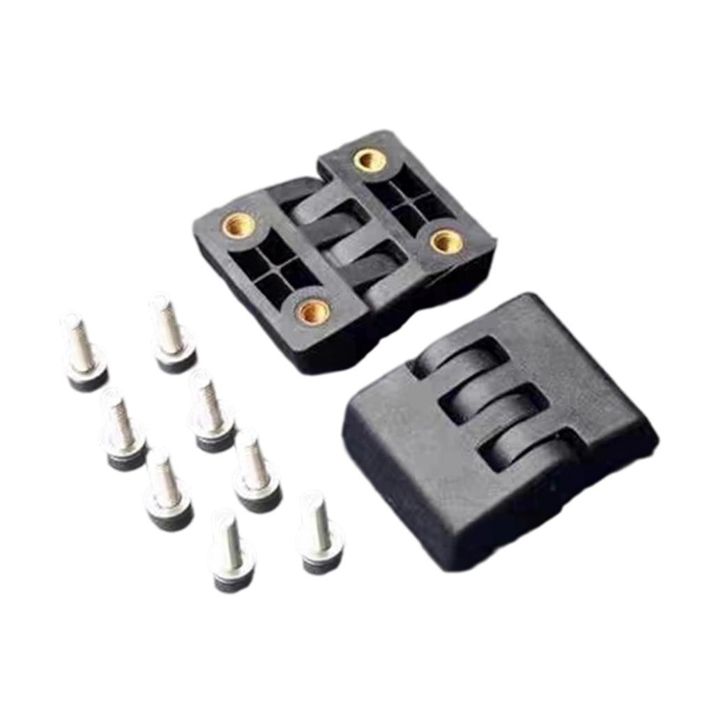 2 Pieces Motorcycle Rear Top Case Hinges Tail Box Spare Part Replacement Easy to Install