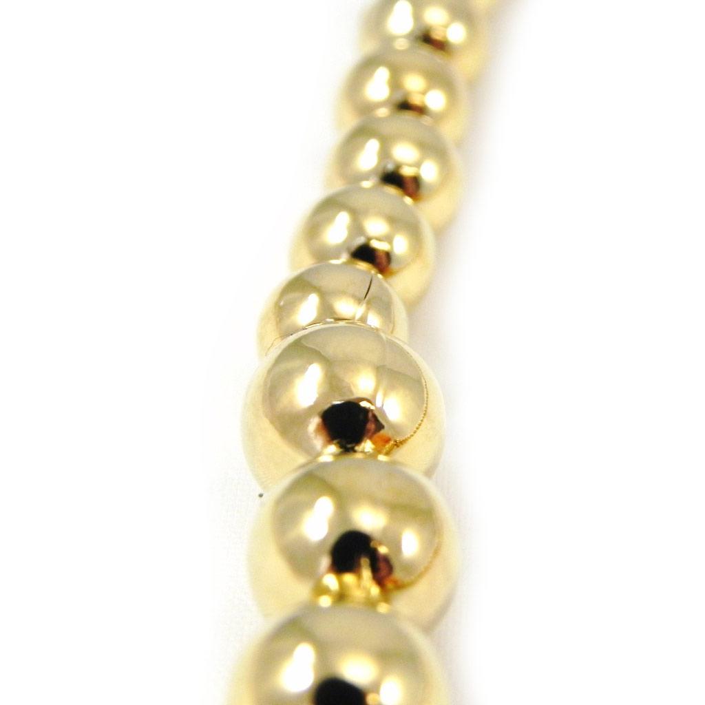 Les Trésors De Lily [H0393] - Collier Plaqué Or 'Billes' 45 cm 6-10 mm