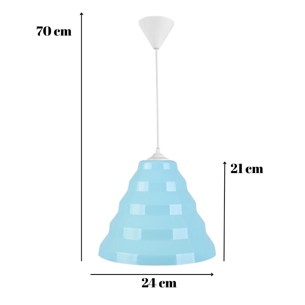 Bolton Tekli Mavi Mika Sarkıt Çocuk Odası Avize Antre Hol Cafe Aydınlatma