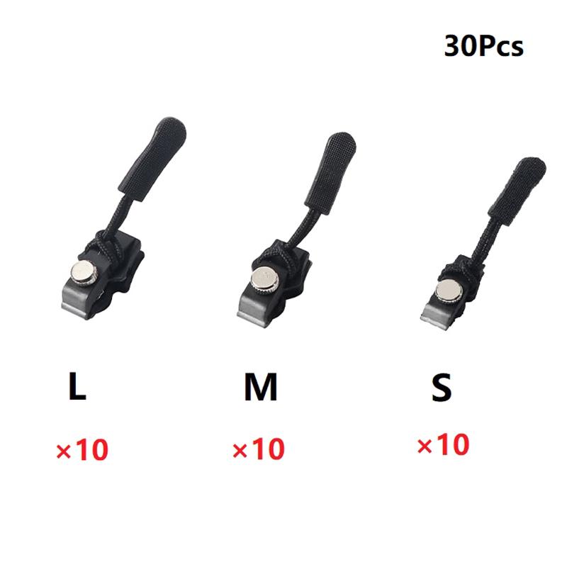 Universal Detachable Metal Zipper Slider Puller Detachable Instant Repair Kit DIY Replacement Lever Locks For Clothing Luggage