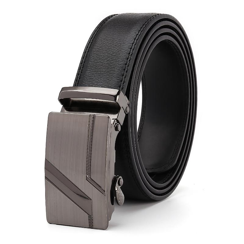 PULO Automatický opasek s přezkou Pánský opasek Ležérní Businessový Špičkový Pánský opasek