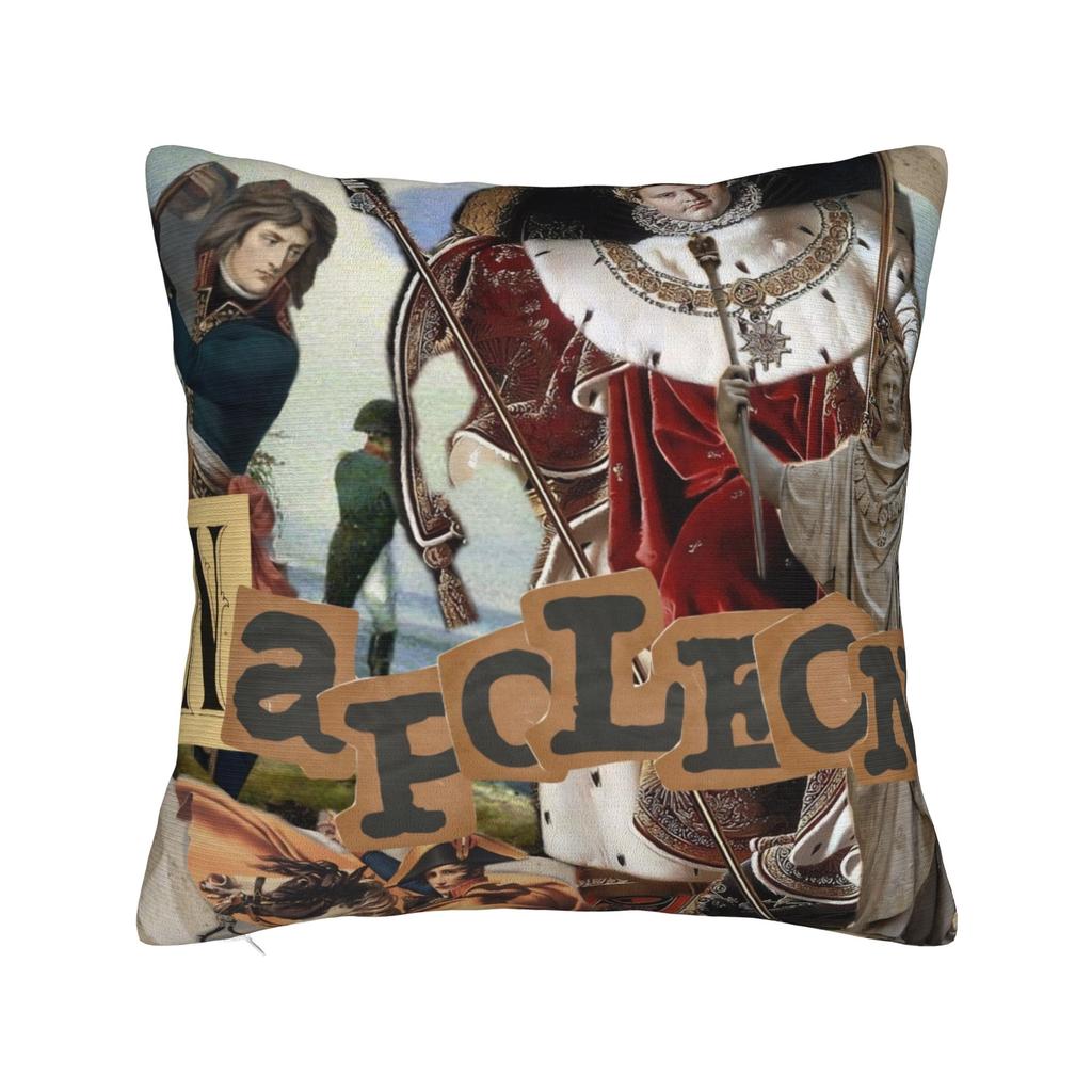 Napoleon Bonaparte Crossing the Alps Pillowcase Printed Polyester Cushion Cover Decor Art Throw Pillow Case Cover Seat Zipper