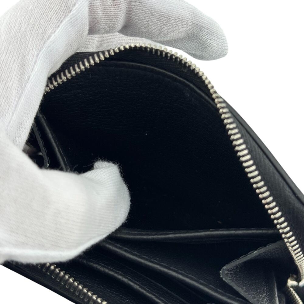 LOUIS VUITTON M80099 Zip around purse leather Rock Me Zippy Coin case black leather Used