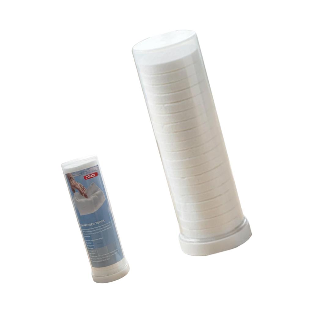 Multipurpose Mini Compressed Towel Cotton Coin Tissue For Outdoor Travel Gym Use Portable Quick Drying High Absorbency