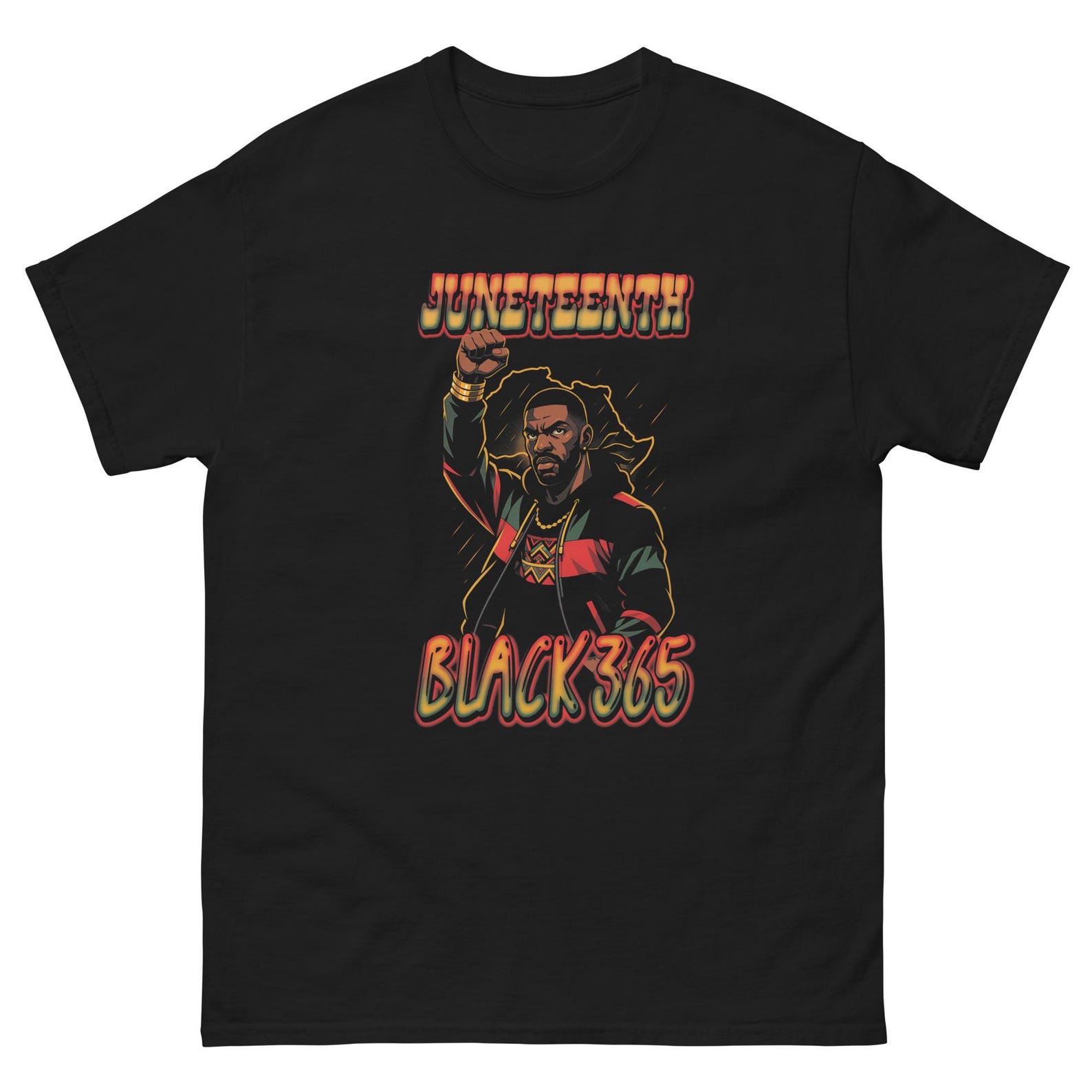 Juneteenth Power & Pride T-Shirt – Bold Cultural Statement M