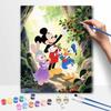 Disney Oil Painting Kit Painting Mickey Donald Stella Art Home Bedroom Wall Decor Gift Cartoon Anime Landscape