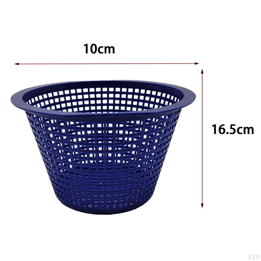 Basket Pool Supplies Replacement Strainer Fine Mesh Plastic Cleaning Tool Universal Blue for