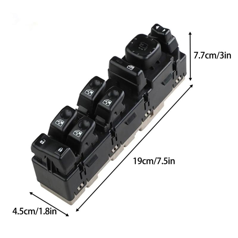 Left Side Power Window Switch Replacement Window Lifter Button for 1500 2500 WST494