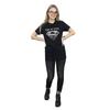 DC Comics Womens/Ladies Superman Man Of Steel Shield Cotton Boyfriend T-Shirt