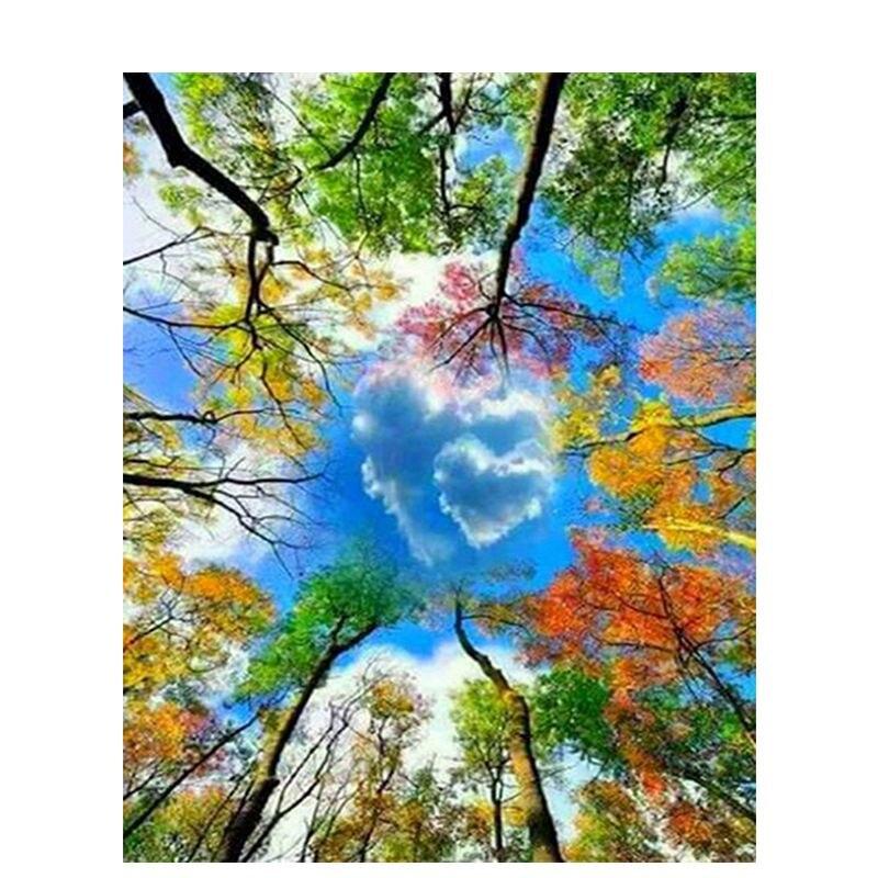 Full Drill Diamond Embroidery Mountains And Rivers Scenery Craft Kit 5d Diamond Mosaic Landscape Needlework Home Deco
