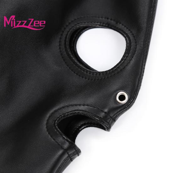 Couple Sharing Sex Toys Head Restraints Harness Face with Wig Cover Sex Toy Game Cosplay