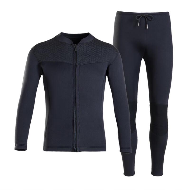 WEZHO Unisex Dotted Two-Piece Thermal Diving Suit