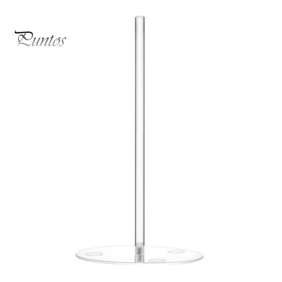 1/4Pcs Acrylic Donut Stand Doughnut Holder with Anti-Slip Feet Quick Assembly Easy to Clean Clear Donut Display Stand Tower