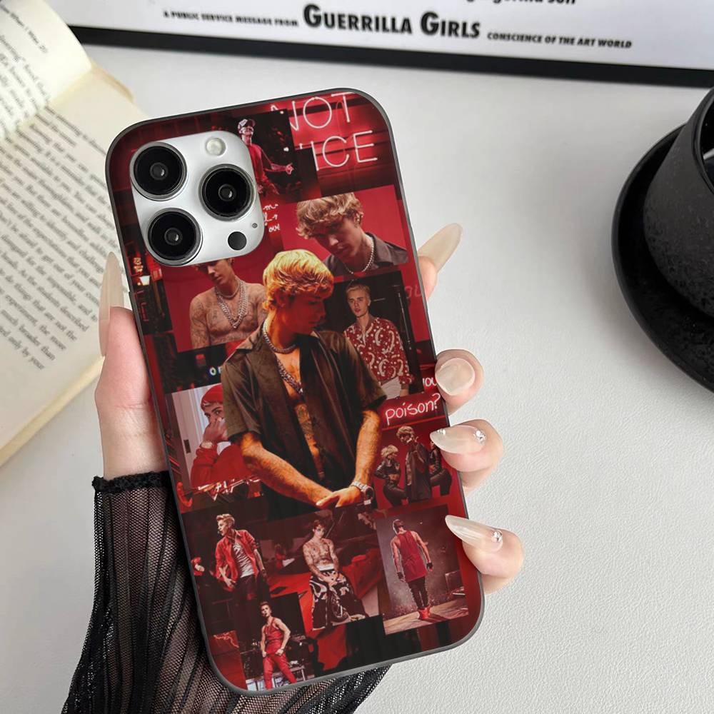 Sänger Justin B-Bieber Handyhülle Für IPhone 11 12 13 14 15 16 17 Pro Max PLUS Pro Wave Wellige Silikonhülle