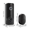WiFi Video Doorbell Camera with Chime Wireless CMOS Sensor Support 2-Way Audio Motion Detection