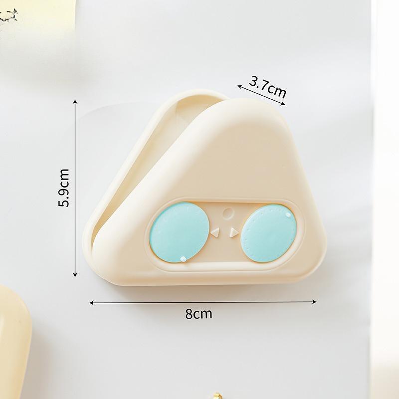 

Triangular Magnetic Sealing Clip - Home-use Simple and Moisture-proof Food-grade Plastic Sealing Clamp for Food Preservation small синий/белый