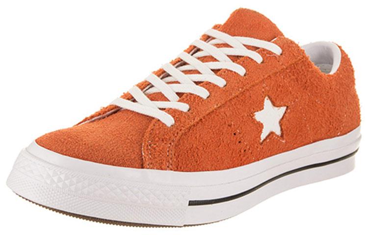 Men's Sneakers Converse One Star Ox Vintage Suede Bold Mandarin Bold Mandarin/White
