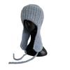 Girls are sweet and cute flying hats, autumn and winter cold-proof ear protectors, wool hats, retro solid color Lei Feng hats show small face