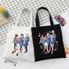 Animation Print Canvas Shoulder Eco Bag Cute Shopping Bag