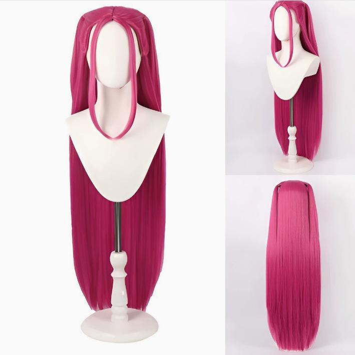 Skpop Witch Hunting Group Lumi Cos Wig, Full Wig With Tiger Clip Braid & Ponytail