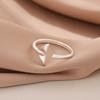 Creative Fashion Personality Animal 925 Sterling Silver Jewelry Sweet Lovely Fish Tail Women Exquisite Opening Rings     R117