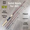  Fiber Glass Rod Real Wood Handle Fishing Rod Sea Fishing Bank Fishing Lure Rod Casting Rod Adjustable Length Outdoor Ca...