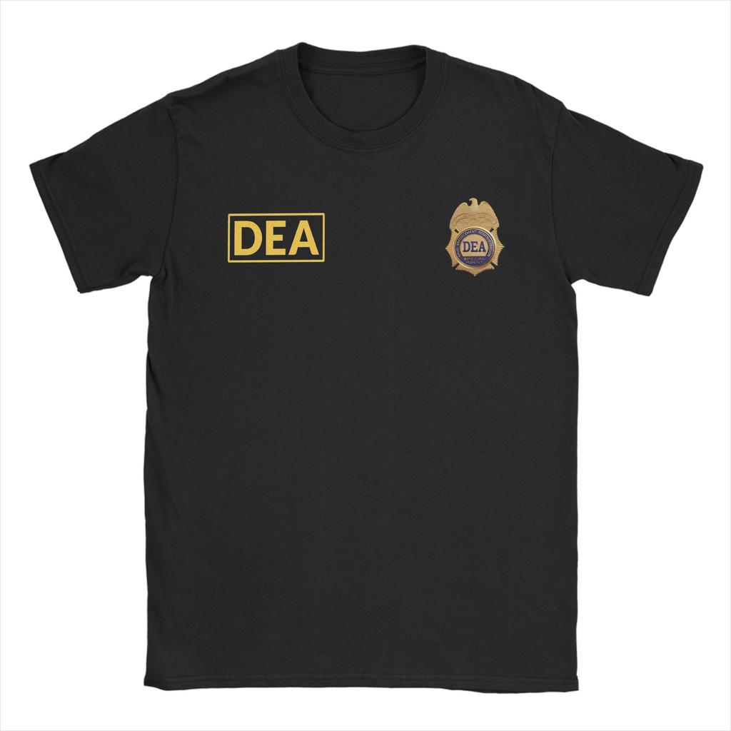 Usa Logo Dea Federals Interdiction Agency Unisex Unisex T Shirts Vintage Tees Short Sleeve O Neck Tshirt Cotton Plus Size Tops